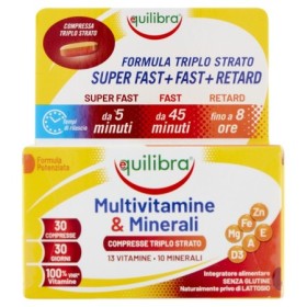 Equilibra Multivitamine & Minerali Integratore di Vitamine e Minerali 30 Compresse Equilibra Multivitamine & Minerali Integratore di Vitamine e Minerali 30 Compresse
