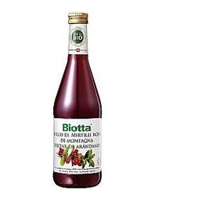 Fior Di Loto Biotta Succo Di Mirtilli Rossi 500 ml Fior Di Loto Biotta Succo Di Mirtilli Rossi 500 ml