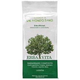Erba Vita Rabarbaro Composto Tisana Integratore Transito Intestinale 100 g Erba Vita Rabarbaro Composto Tisana Integratore Transito Intestinale 100 g
