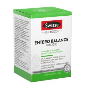 Swisse Entero Balance Viaggio Integratore Probiotici 10 Bustine Swisse Entero Balance Viaggio Integratore Probiotici 10 Bustine