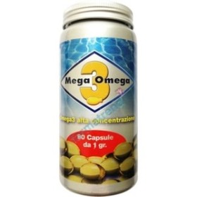Mega 3 Omega Acidi Grassi Omega 3 Integratore Colesterolo e Trigliceridi 90 Capsule Mega 3 Omega Acidi Grassi Omega 3 Integratore Colesterolo e Trigliceridi 90 Capsule