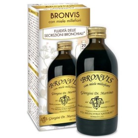 Dr. Giorgini Bronvis Con Miele Millefiori Liquido Analcolico Integratore Per la Gola 200 ml Dr. Giorgini Bronvis Con Miele Millefiori Liquido Analcolico Integratore Per la Gola 200 ml