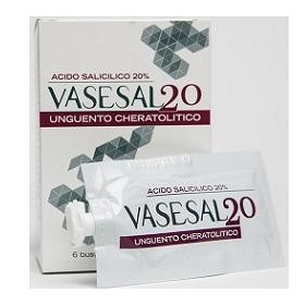 Vasesal 20 Unguento Cheratolitico 6 Bustine Vasesal 20 Unguento Cheratolitico 6 Bustine