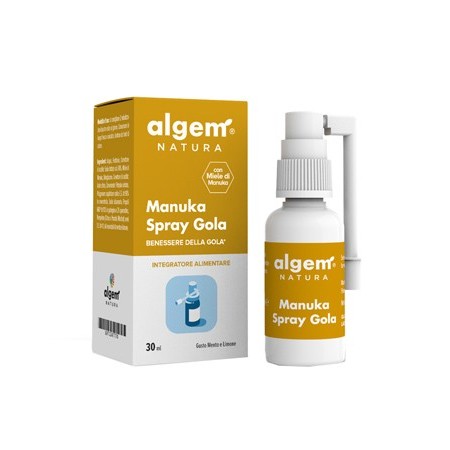 Algem Manuka Spray Integratore Benessere Naso e Gola 30 ml