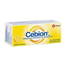 Cebion Effervescente Limone Integratore Vitamina C 10 Compresse Cebion Effervescente Limone Integratore Vitamina C 10 Compresse