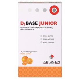 Abiogen D3Base Junior Integratore di Vitamina D Bambini 30 Caramelle Arancia Abiogen D3Base Junior Integratore di Vitamina D Bambini 30 Caramelle Arancia
