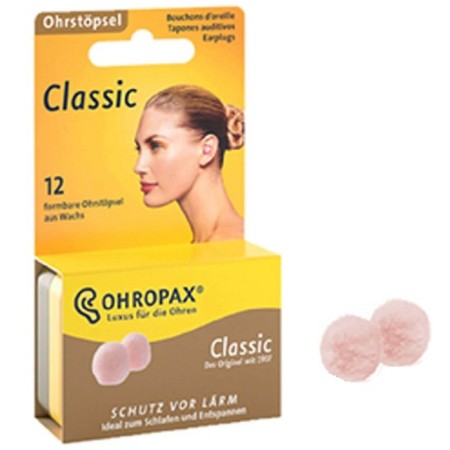 Ohropax Tappi Auricolari in Cera 12 Pezzi