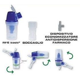 Fleam Nuova Set Ampolla Areosolterapia RF6 Basic Blu Fleam Nuova Set Ampolla Areosolterapia RF6 Basic Blu