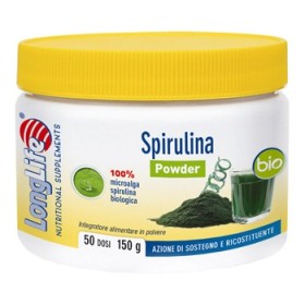LongLife Spirulina Bio Integratore Ricostituente 50 Dosi LongLife Spirulina Bio Integratore Ricostituente 50 Dosi