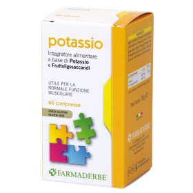 Farmaderbe Potassio Integratore Potassio Minerale 60 Compresse Farmaderbe Potassio Integratore Potassio Minerale 60 Compresse