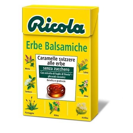 Ricola Erbe Balsamiche Caramelle Svizzere Senza Zucchero 50 g