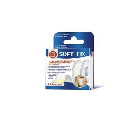 Pic Soft Fix Cerotto in Rocchetto TNT  1,25 cm x 5 m