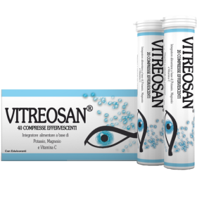 Vitreosan Integratore di Potassio Magnesio e Vitamina C 40 Compresse Effervescenti Vitreosan Integratore di Potassio Magnesio e Vitamina C 40 Compresse Effervescenti