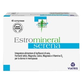 Estromineral Serena Integratore Menopausa 40 Compresse Estromineral Serena Integratore Menopausa 40 Compresse