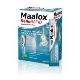 Maalox RefluRapid Integratore Per Il Bruciore Di Stomaco 20 Bustine Maalox RefluRapid Integratore Per Il Bruciore Di Stomaco 20 Bustine
