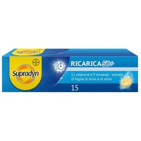Supradyn Ricarica 50   Integratore di Vitamine C, D, Selenio e Coenzima Q10  Gusto Arancia 15 Compre Supradyn Ricarica 50   Integratore di Vitamine C, D, Selenio e Coenzima Q10  Gusto Arancia 15 Compre