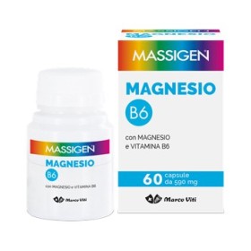 Massigen Magnesio B6 Integratore 60 Capsule Massigen Magnesio B6 Integratore 60 Capsule