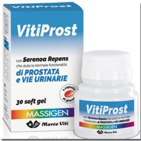 Massigen Vitiprost Integratore Prostata e Vie Urinarie 30 Perle Softgel Massigen Vitiprost Integratore Prostata e Vie Urinarie 30 Perle Softgel