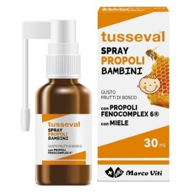 Tusseval Gola Spray Propoli Bambini 30 ml Tusseval Gola Spray Propoli Bambini 30 ml