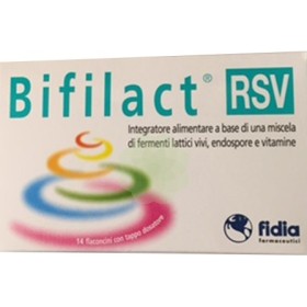 Bifilact RSV Integratore Fermenti Lattici Vivi 14 Flaconcini Bifilact RSV Integratore Fermenti Lattici Vivi 14 Flaconcini