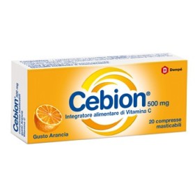 Cebion Arancia Integratore di Vitamina C 20 Compresse Masticabili Cebion Arancia Integratore di Vitamina C 20 Compresse Masticabili