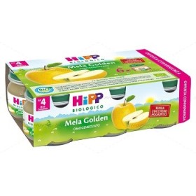 Hipp Biologico Omogeneizzato Mela Golden 2x80g Hipp Biologico Omogeneizzato Mela Golden 2x80g