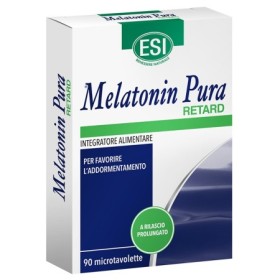 Esi Melatonin Pura Retard Integratore Per il Sonno 90 Microtavolette Esi Melatonin Pura Retard Integratore Per il Sonno 90 Microtavolette