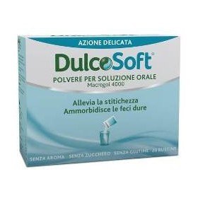 DulcoSoft Polvere Macrogol 4000 Per la Stitichezza 20 Bustine DulcoSoft Polvere Macrogol 4000 Per la Stitichezza 20 Bustine