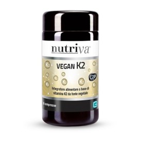 Nutriva Vegan K2 Integratore Vitamina K 30 Compresse Nutriva Vegan K2 Integratore Vitamina K 30 Compresse