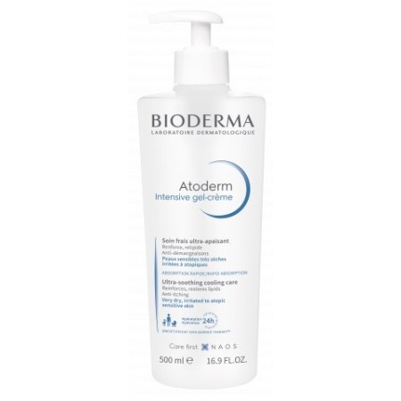 Bioderma Atoderm Intensive Gel-Crème Trattamento Antiprurito Ultra-Fresco Per Pelle Secca e Atopica