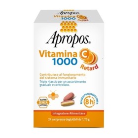 Apropos Vitamina C 1000 Retard 24 Compresse Apropos Vitamina C 1000 Retard 24 Compresse