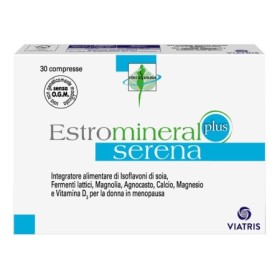 Estromineral Serena Plus Integratore Menopausa 30 Compresse Estromineral Serena Plus Integratore Menopausa 30 Compresse