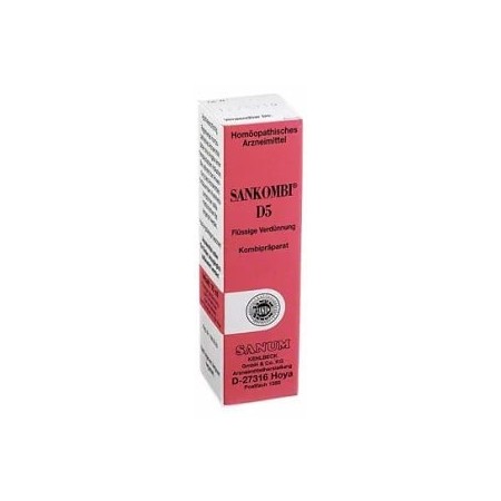 Sanum Sankombi D5 Gocce Omeopatiche per Raffreddore e Tonsillite 10 ml
