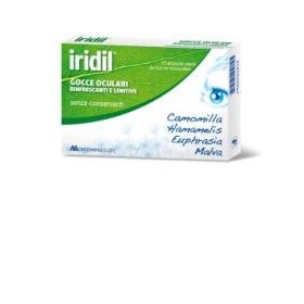 Iridil Gocce Oculari Rinfrescanti E Lenitive 10 Flaconcini Da 0,5 ml Iridil Gocce Oculari Rinfrescanti E Lenitive 10 Flaconcini Da 0,5 ml