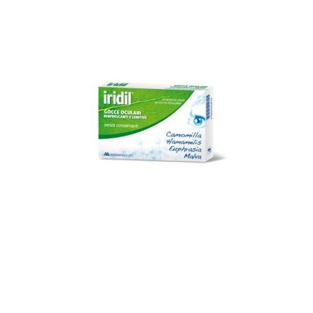 Iridil Gocce Oculari Rinfrescanti E Lenitive 10 Flaconcini Da 0,5 ml