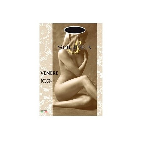 Solidea Venere 100 DEN Collant Compressivo Colore Visone Taglia 4 XL
