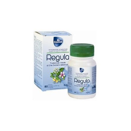 Regula Tradizionale Miscela di Erbe Svizzere Integratore Intestinale 80 Tavolette