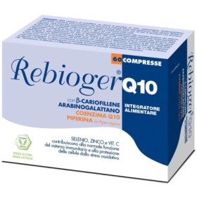 Rebioger Q10 Integratore 60 Compresse Rebioger Q10 Integratore 60 Compresse