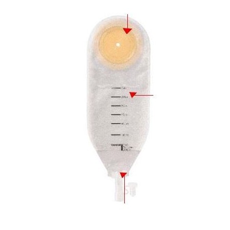 Coloplast Dren Sterile Sacca Per Drenaggio Misura Midi 300 ml 10 Pezzi