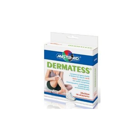 Dermatess Garza Tessuto Non Tessuto 10X10 100 Pezzi