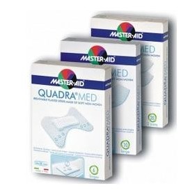 Master Aid Quadra Med Cerotti Extra in TNT Disinfettanti 10 Pezzi Master Aid Quadra Med Cerotti Extra in TNT Disinfettanti 10 Pezzi