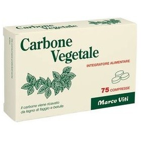 Marco Viti Carbone Vegetale 75 Compresse Marco Viti Carbone Vegetale 75 Compresse