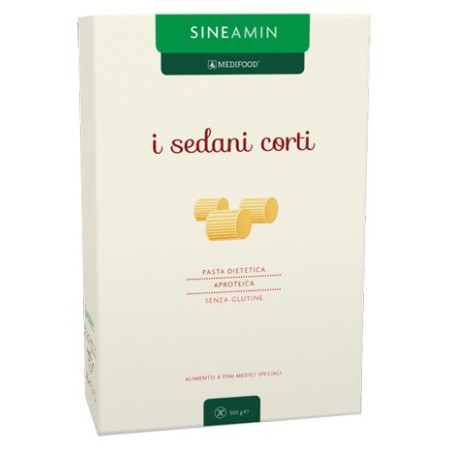 Sineamin Sedani Corti Pasta Aproteica Senza Glutine 500 g