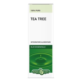 Erba Vita Olio Essenziale Tea Tree Integratore Benessere Vie Respiratorie 10 Ml Erba Vita Olio Essenziale Tea Tree Integratore Benessere Vie Respiratorie 10 Ml