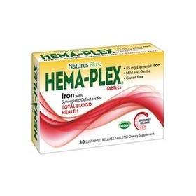 Nature's Plus Hema Plex Ferro Organico Integratore 30 Tavolette Nature's Plus Hema Plex Ferro Organico Integratore 30 Tavolette