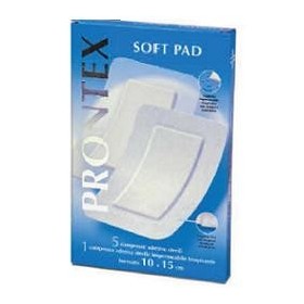 Safety Prontex Soft Pad Garze 10x15 cm 5 Pezzi Safety Prontex Soft Pad Garze 10x15 cm 5 Pezzi