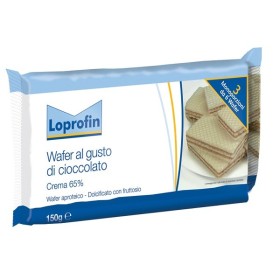 Loprofin Wafers Al Cioccolato A Ridotto Contenuto Proteico 150 g Loprofin Wafers Al Cioccolato A Ridotto Contenuto Proteico 150 g
