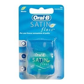 Oral-B Satin Floss Filo Interdentale Alla Menta 25 m Oral-B Satin Floss Filo Interdentale Alla Menta 25 m