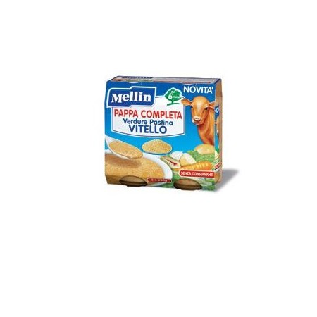 Mellin Pappa Completa Verdura Pastina Vitello 2 x 250 g