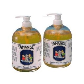 L'Amande Marseille Sapone Liquido Vegetale Olii Essenziali Senza Profumo 500 ml L'Amande Marseille Sapone Liquido Vegetale Olii Essenziali Senza Profumo 500 ml